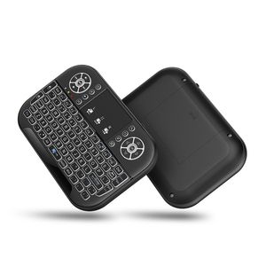 A8 Mini 2.4G Беспроводная клавиатура подсветки Bluetooth Air Mouse Touchable пульт дистанционного управления для Smart TV Box Desktop Touchpad PC