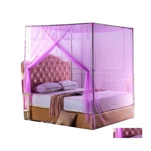 Mosquito NET CORRUNDA DE CURNA DE GIRLA DECORA BABILIDADE BALDACHIN DEKORATION BEBEK CIBINLIK MOSQUITERA Moustiquaire Ciel de Lit Klamboe Drop D Otbgp