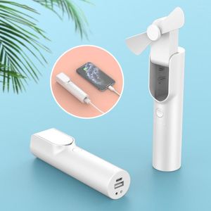 Ihoven Taşınabilir Mini Fan USB Power Bank ile Şarj Edilebilir 4800mAH El Taşıyıcı Soğutma Soğutucu Fanları Ev Açık Hava Durumu