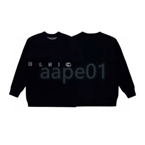 Designer de luxo Sweater Moda Marca Jacquard Letter Letra de manga comprida Casual Crew Crew Knit Top Black Asian Tamanho XS-L