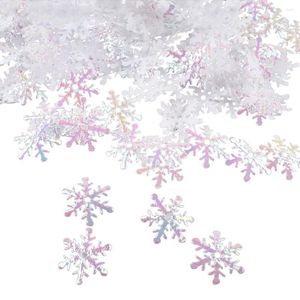 Noel dekorasyonları 300pcs kar taneleri konfeti yapay kar dekorasyon xmas ağacı süsleri kış harikalar diyarı Noel ev parti