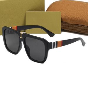 Солнцезащитные очки дизайнерские роскошные очки мода письмо очки для мужчин женщин 7 цветов высокое качество