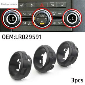 3pcs/Set Araba AC Anahtar Düğmesi Trim LRE Rover Discovery 4/Range Rover Sport Car İç Aksesuarları