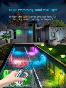LED Havuz Işığı Güneş Bahçe Işıkları RGB RENK SUCULUK DEĞİŞİKLİĞİ DEĞİŞİKLİĞİ GÖZLEME İÇİN DEĞİŞİKLİKLER