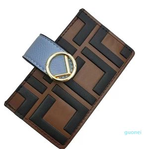 Designer-Fashionuxury ve Repeyence Card Bag Sandviç 6ard Slotlar Logo Dahili Etiket Siyah Buzağı Leathercolors İsteğe Bağlı