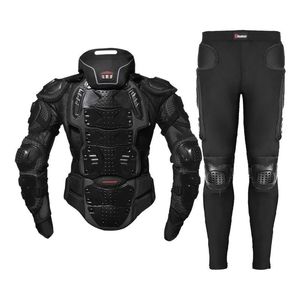 Мотоциклетная одежда Juperelddd Black Moto Motocross Racing Body Body Arpective Gear Guar