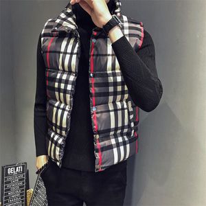 2022 Fashion Brand Vest Autumn Winter New Men Cotton Vest Jacket letter Print Sleeveless Down Waistcoat Male Casual Coat