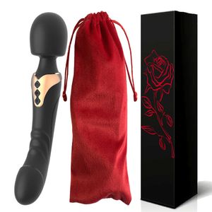 Güzellik Ürünleri Yetişkinler için Güçlü Dildos Vibratör Çift Motor Silikon Büyük Boy Boy G-Spot Masajı Seksi Oyuncak Çift Klitoris Stimülatör