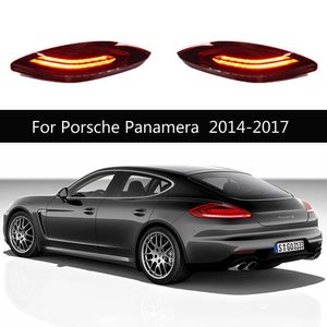 Araba Led Tayg Farları Montaj Sis Porsche Panamera Kuyruk Işığı için Ters Park Çalışan Işık 2014-2017 Dönüş sinyali Göstergesi Arka Lamba