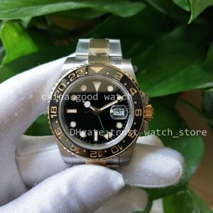 Super BP Factory Watches Sales Автоматические движения наручные часы 40 мм две тона BPF Керамическая рамка желтое золото.