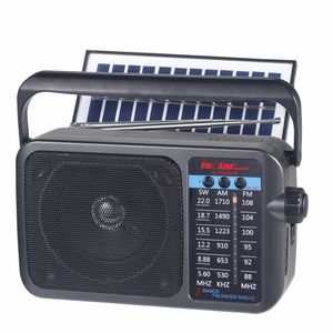 Солнечное радио-аварийное динамик Bluetooth Am FM SW Multi-Band Radio