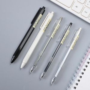 12pcs/set 0.35mm 0.5mm Simple STYLE Gel Pen Black Ink For Student Writing Creative Neutral Press School Supplies Kawaii