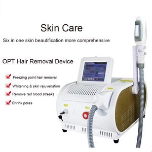 IPL Diode Laser Hair Removal Machine with Ice Point Cooling, Skin Rejuvenation and Face Lifting Functions - Painless Large Spot E-light Equipment