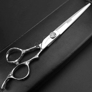 Ножницы для парикмахера 7 -дюймовый набор волос с точной парой логотипа Barber Shop Chunker Custom