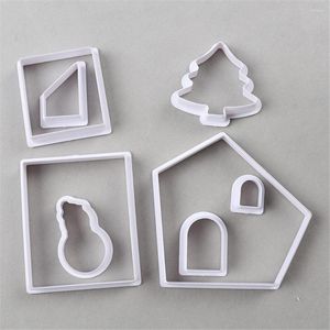 Выпекание формы 1Set 3D DIY House Сценарий печень