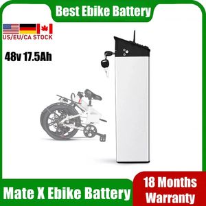 Mate X batteria di ricambio 48v 17.5ah batterie ebike pacco per bici elettrica pieghevole li-ion akku e-bike batteria 500w 750w motore