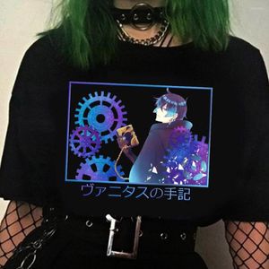 Мужские футболки аниме Тематическое исследование футболки Vanitas Round Shem Summer Harajuku Tees для женщины/мужчины