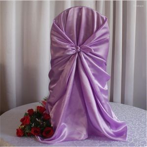 Campa de cadeira Marrious Brand 100pcs Top Sale com capa de cetim para decoração de festa de roupas de casamento