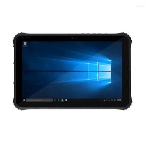 Sağlam tablet PC Windows 10 OS 12.2 inç Çift Pil IP65 Barkod Tarayıcı ile Endüstriyel Comeputer