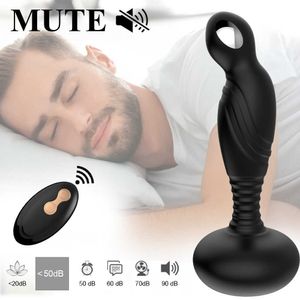 Güzellik Ürünleri Elektrik Şok Anal Vibratör Erkekler Popo Fiş Anus Seksi Oyuncaklar için Seksi Oyuncaklar Erkek Prostat Masaj Mastürbasyon Buttplug Fişleri