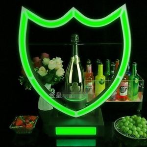 LED şarj edilebilir Dom Perignon Şişe Sunucu Şampanya Glorifier Ekran Kokteyl Şarap Viski Ekran Kılıfı Gece Kulübü Buz Kovaları ve Soğutucular SS1230