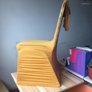 Chaves de cadeira Marious 50pcs/lote spandex capa lantejous com valance