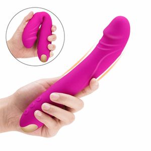 Компания красоты G Spot Clitoris Vibrators Wand Massager Wogina Squirt Women стимуляция для девочки Mastubator для взрослых сексуальных игрушек I124W