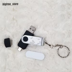 Сублимация пустая USB Drive Другие офисные теплопередача 16G 32G 64G 128G 256G DIY MEATLE USB Flash Disk