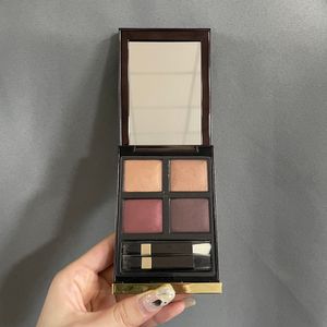 4-Color Eyeshadow Palette - BITTER PEACH Makeup Eye Shadow with Brush Palette Body Heat Matte Shimmer Palettes Cosmetic