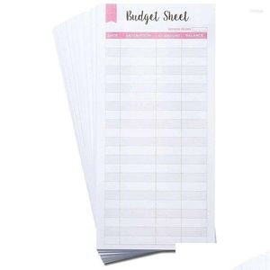 Hediye Sarma Hediye Sargısı 90 PCS Gider Bütçe Sayfaları Fatura Organizatörü A6 Binder Nakit Zarf İzleyicileri Bütçeleme Planlayıcı Damlası Teslimat DH1U0