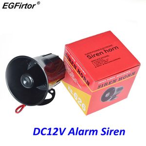 Системы аварийных систем безопасности DC 12V Siren Siren Wire Loud Horn 115DB Expere Sirena A Dinger для системы 15W 221101