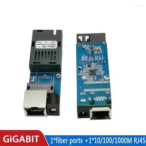 Fiber Optic Equipment Mini Media Converter 1G1E Gigabit Optical Ethernet Switch 1 Port Rj45 For Ip Camera PCBA Board