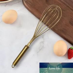 Gold Stainless Steel Egg Beater Hand Whisk Egg Mixer Baking Cake Tool Baking Set Home Tools Kitchen Accessories New wly935