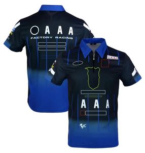 Sommer-Cross-Country-Motorradbekleidung, Renn-Revers-T-Shirt, kurzärmliges, schnell trocknendes POLO-Shirt für Herren und Damen