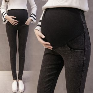 Maternity Bottoms Jeans Pregnancy Pants Denim Clothes Trousers For Pregnant Women Plus Size 221101