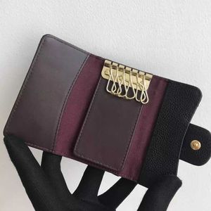 Cüzdan lüks yüksek kaliteli tasarım orijinal deri kadın anahtar tutucu organizatör torbası cüzdan temizleyici kasa mini kart çantası L221101