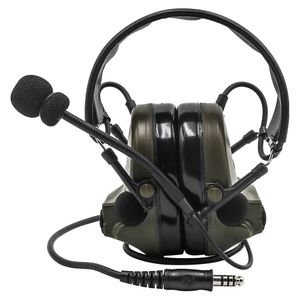 Наушники наушники TCIHeadset Тактическая гарнитура Comtac II AirSoft военная гарнитура снижение шумоподавления Наушники Охотника за защитой слуха.