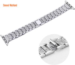 Женские блокнолы алмазные ремни, совместимые с Apple Watch Band 38 мм 40 мм 41 мм 45 мм страза из нержавеющей стали, металлический браслет для iWatch Series 7 6 5 4 3 2 1 SE