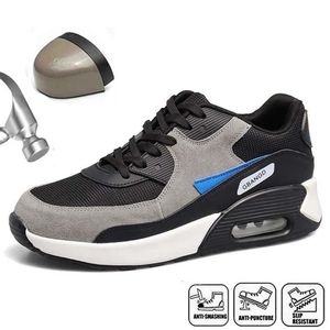 Botlar Erkek Çalışma Güvenliği Ayakkabı Çelik Toe Spor ayakkabıları antizhing antipunktur Endüstriyel İnşaat 221031