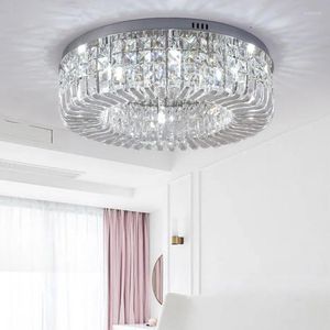 Chandeliers Deluxe Luzes de teto de cristal Sala de estar Pening de jantar leve Pingente Lights9K de alta qualidade
