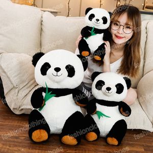 25/40/50 см милая большая панда плюшевые игрушечные подушки для медведя панда чучела животных кукол Детские игрушки детские подарки на день рождения для девочки
