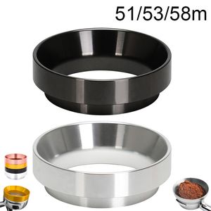 Coffee Tea Tools Aluminum Dosing Ring 58MM 5M 51MM Filter for Brewing Bowl Powder Basket Spoon Tool Tampers Portafilter ware