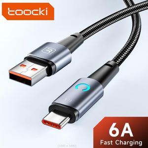 Toocki 100W 60W USBC To USB C Cables PD Fast Charger Cord type-c micro usb For Xiaomi Poco Samsung Huawei display