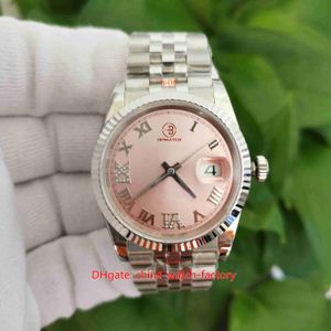 GM Maker Ladies Watch Super Quality Watches 36mm 126234-0031 Presidente Pink Dial 904L A￧o Swiss Cal.3235 MOVIME