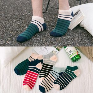 Мужские носки 5 Пара/вязание хлопчатобумажного носка для мужчин. Случайно удобная дышащая тонкая невидимая лодыжка размером 39-42