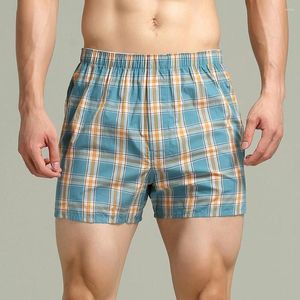 Shorts masculinos algodão curto de pijama manta xadrez casual cóbres corto hombres