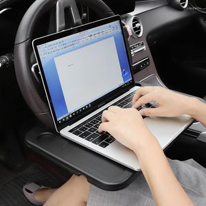 Drink Holder Portable Car Laptop Computer Desk Mount Stand Steering Wheel Eat Work Food Coffee Goods Tray Board Dining Table