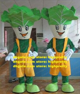 Taze Maskot Kostüm Bilge Yeşil Lahana Pak Choi Sebze Yeşiller Yeşil Sarı Pantolon Yeşil Ayakkabı No.4122 Ücretsiz Gemi