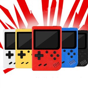 Mini Retro Elde Taşınabilir Oyun Oyuncuları Video Konsolu Nostaljik Kol Depolanabilir 400 SUP Plus Oyunlar 8 Bit Renkli LCD Siyah Sarı Mavi Kırmızı Beyaz