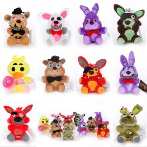 28cm Peluş Oyuncak Freddy's Fazbear Mangle Foxy Bear Bonnie Çocuk Hediyeleri için Beş Gece